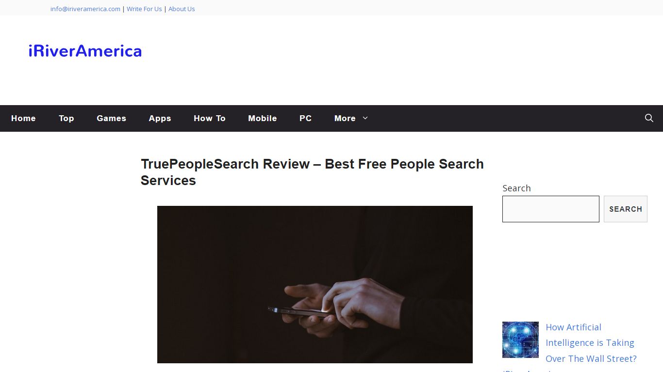 Why it is the best Free People Search Service? - iRiverAmerica